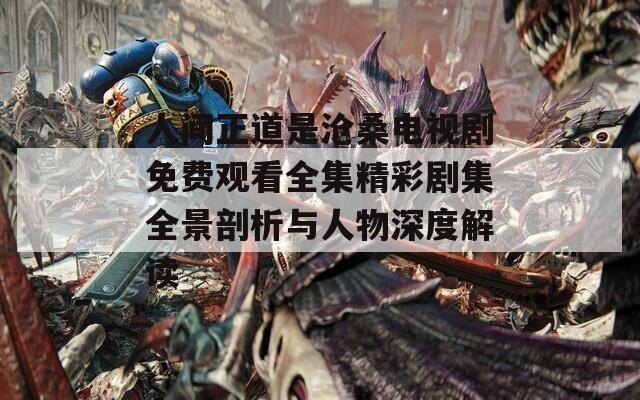 人间正道是沧桑电视剧免费观看全集精彩剧集全景剖析与人物深度解读