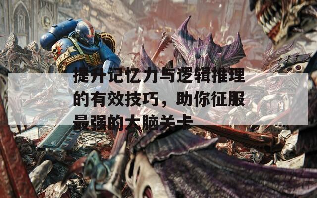 提升记忆力与逻辑推理的有效技巧，助你征服最强的大脑关卡