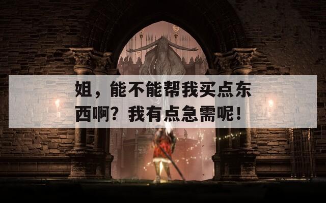 姐，能不能帮我买点东西啊？我有点急需呢！
