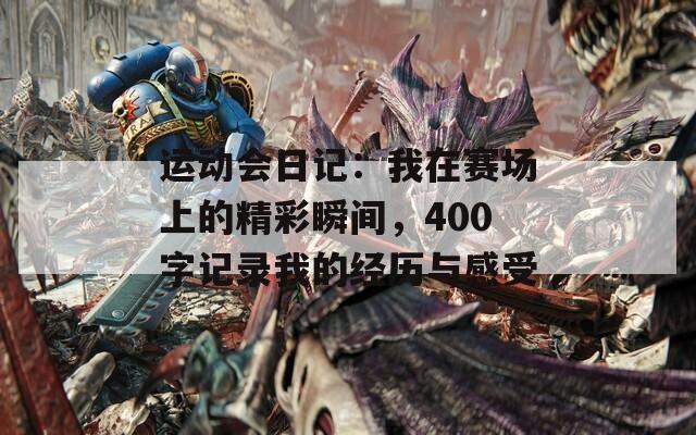 运动会日记：我在赛场上的精彩瞬间，400字记录我的经历与感受