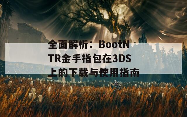 全面解析：BootNTR金手指包在3DS上的下载与使用指南