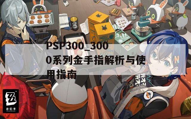 PSP300_3000系列金手指解析与使用指南