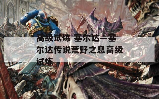 高级试炼 塞尔达—塞尔达传说荒野之息高级试炼