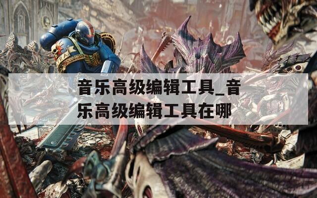 音乐高级编辑工具_音乐高级编辑工具在哪