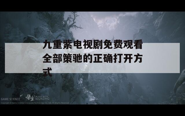 九重紫电视剧免费观看全部策驰的正确打开方式
