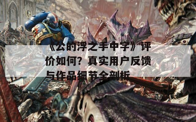 《公的浮之手中字》评价如何？真实用户反馈与作品细节全剖析