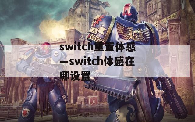 switch重置体感—switch体感在哪设置