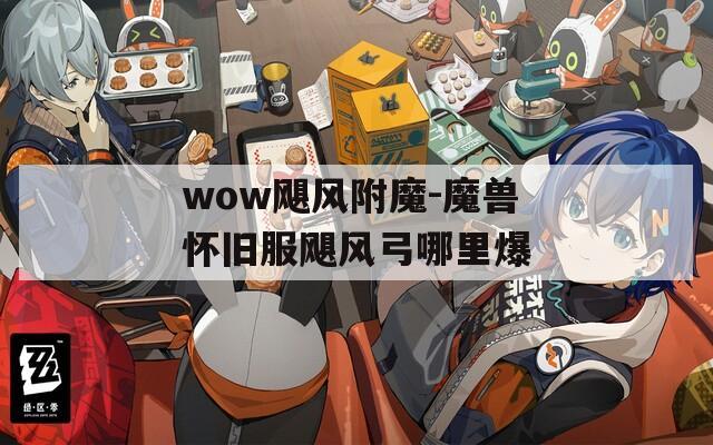 wow飓风附魔-魔兽怀旧服飓风弓哪里爆