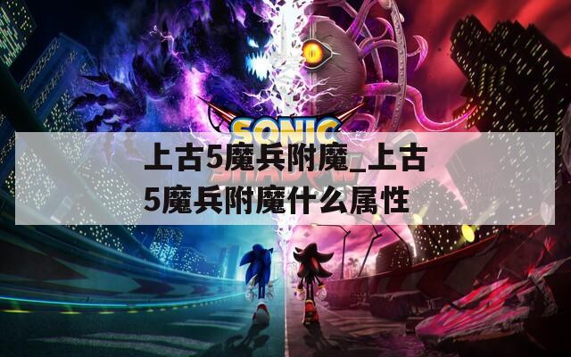 上古5魔兵附魔_上古5魔兵附魔什么属性