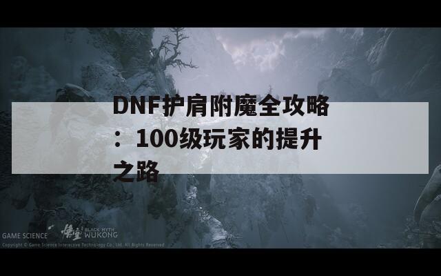 DNF护肩附魔全攻略：100级玩家的提升之路
